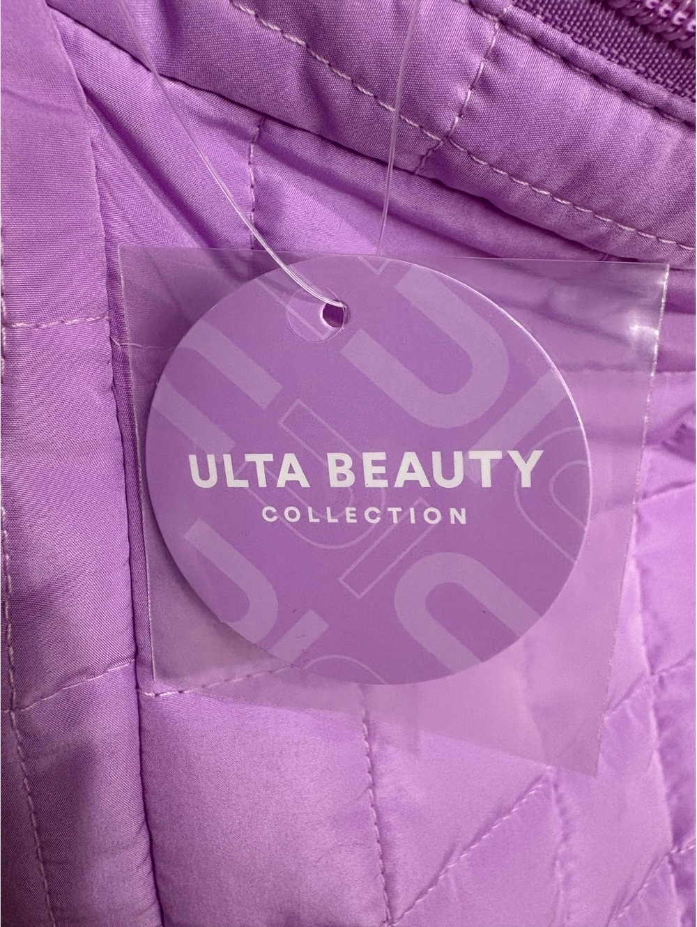 Ulta Beauty Collection Quilted Carryall Tote Bag in Lavender Purple - Picture 2 of 6